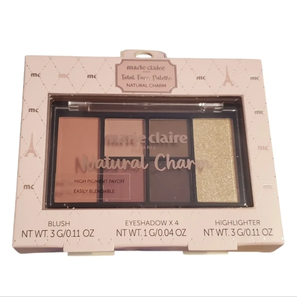 New Marie Claire Paris Total Face Natural Charm Makeup Palette